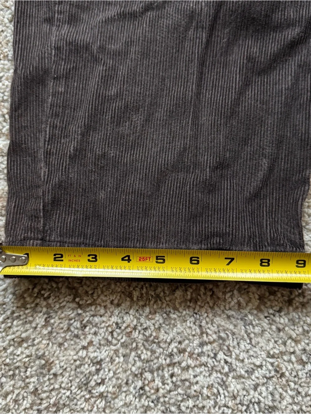 Vtg Dockers Men’s 33x32 Brown Cotton Corduroy Straight Leg Pants 90s Retro